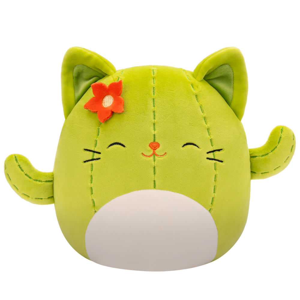 Jazwares Squishmallows - Core: Fantasy Squad - Green Cat - Ms. Miss (7.5 Inch)