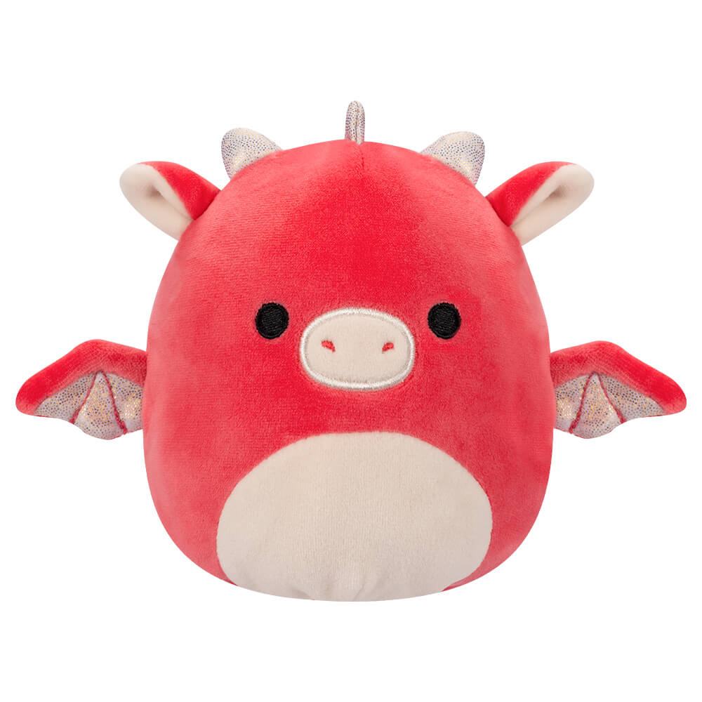 Jazwares Squishmallows - Flip-A-Mallows: Fantasy Squad / Food Squad - Dragonfruit Delita Flip to Red Dragon Baiden (5 Inch)